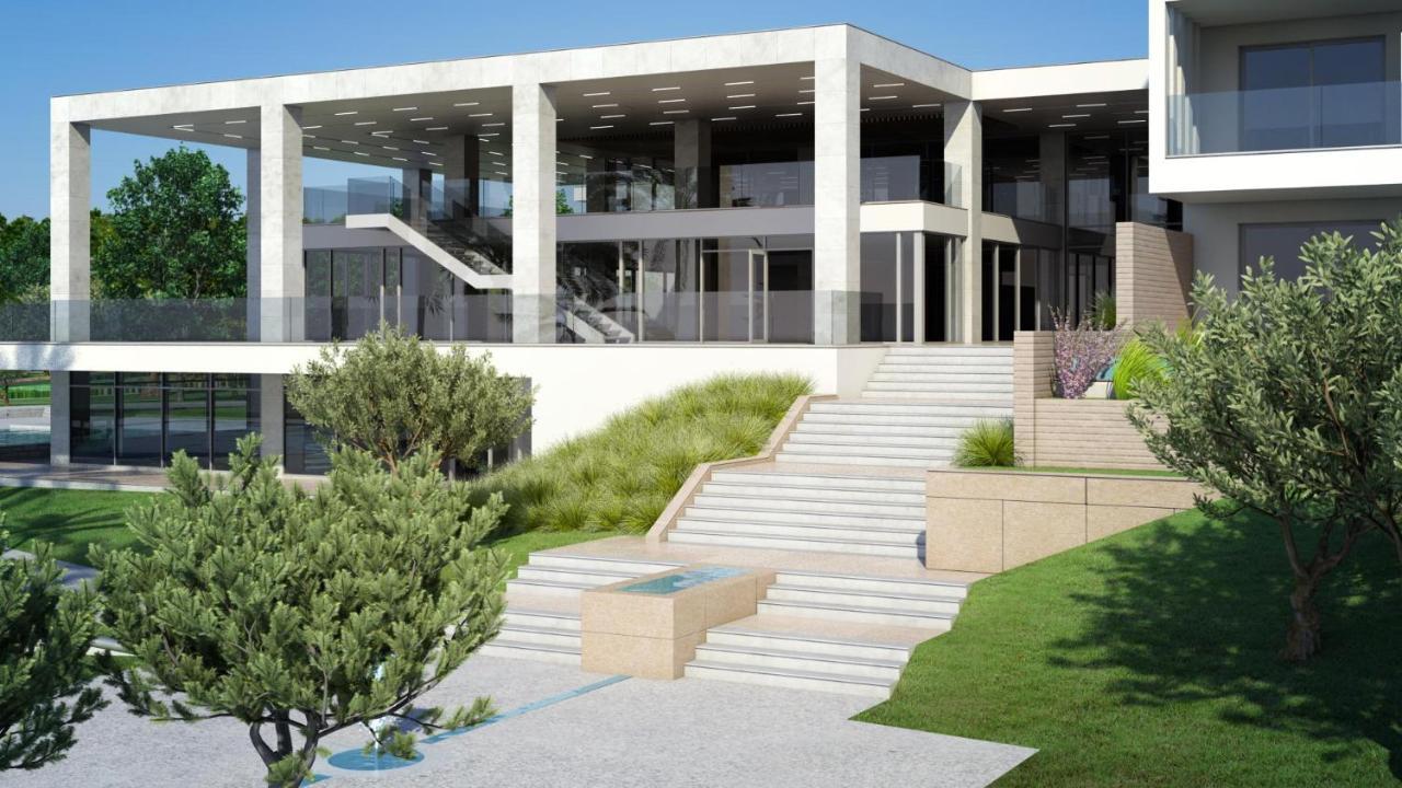 Ammoa Luxury Hotel & Spa Resort Nikíti Eksteriør bilde The new building of the University of Patras