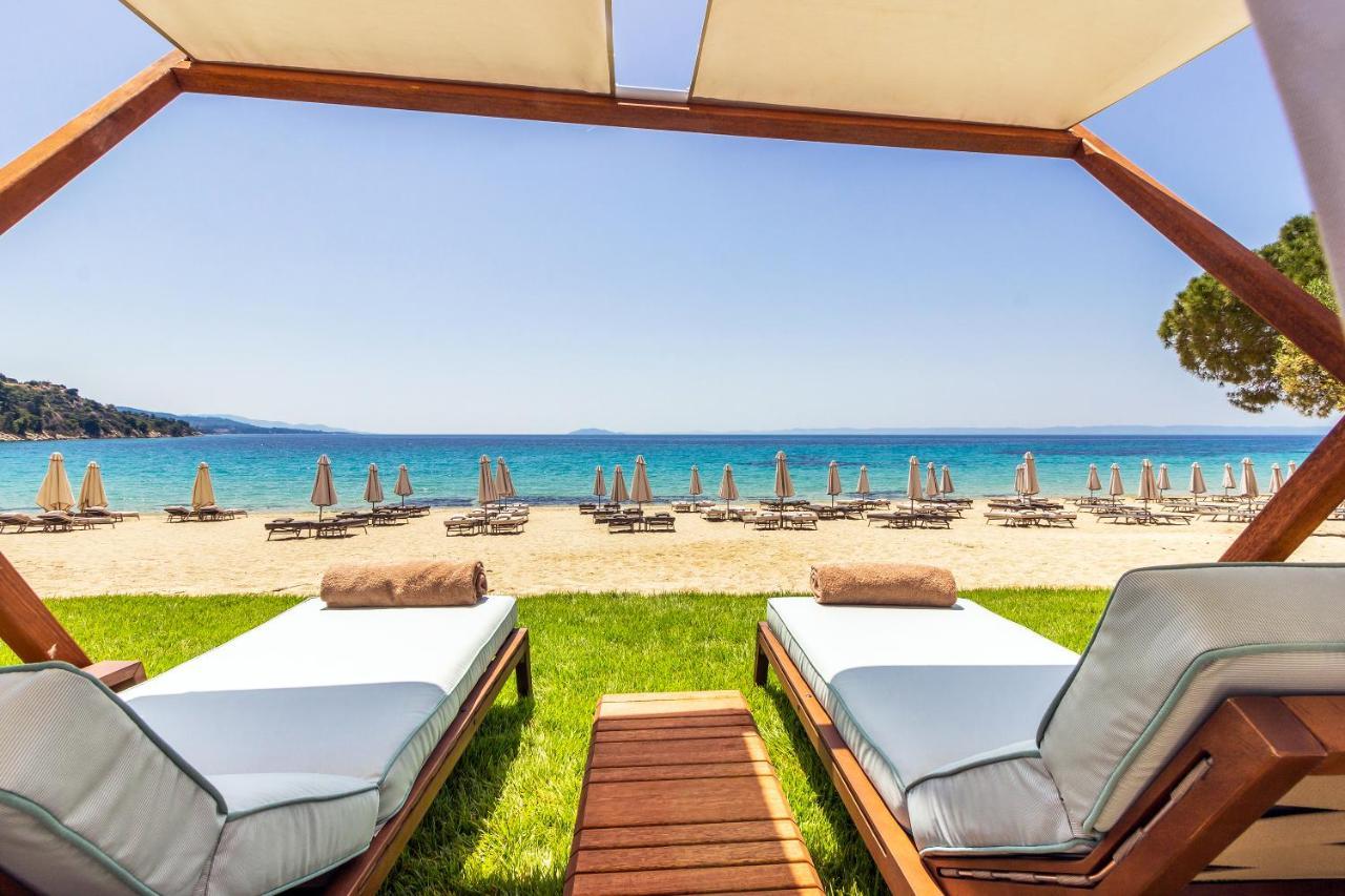Ammoa Luxury Hotel & Spa Resort Nikíti Eksteriør bilde Beach at the Hotel