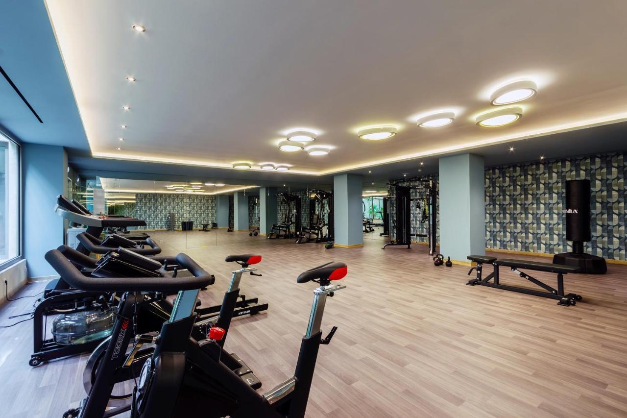 Ammoa Luxury Hotel & Spa Resort Nikíti Eksteriør bilde The gym at the hotel