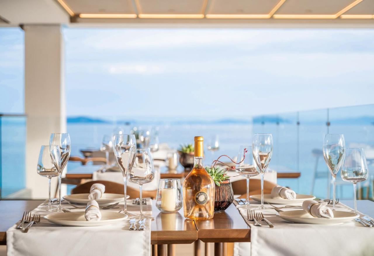 Ammoa Luxury Hotel & Spa Resort Nikíti Eksteriør bilde Restaurant